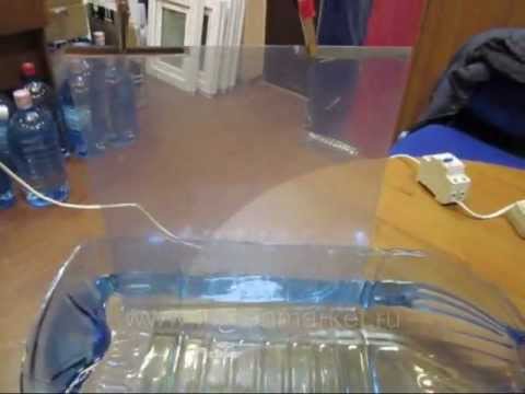 Опыт - умная пленка Smart Glass - погружение в воду