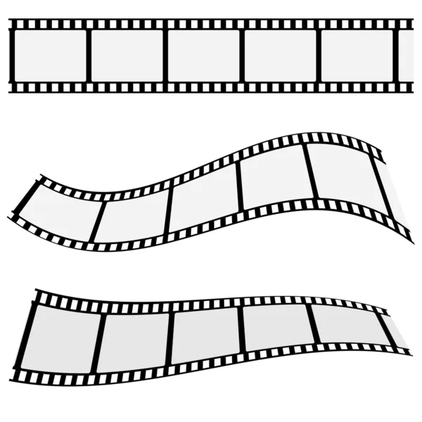 Кино фильм полосы набора — стоковый вектор