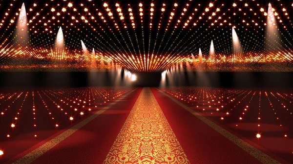 Красный ковер сцена фестиваля гламур — стоковое фото