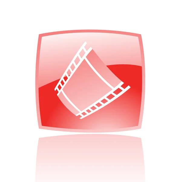Красный фильм — стоковый вектор