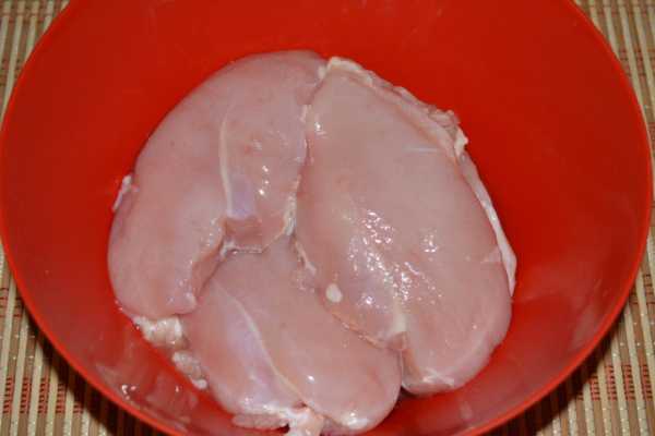 Куриные сосиски в пищевой пленке для детей